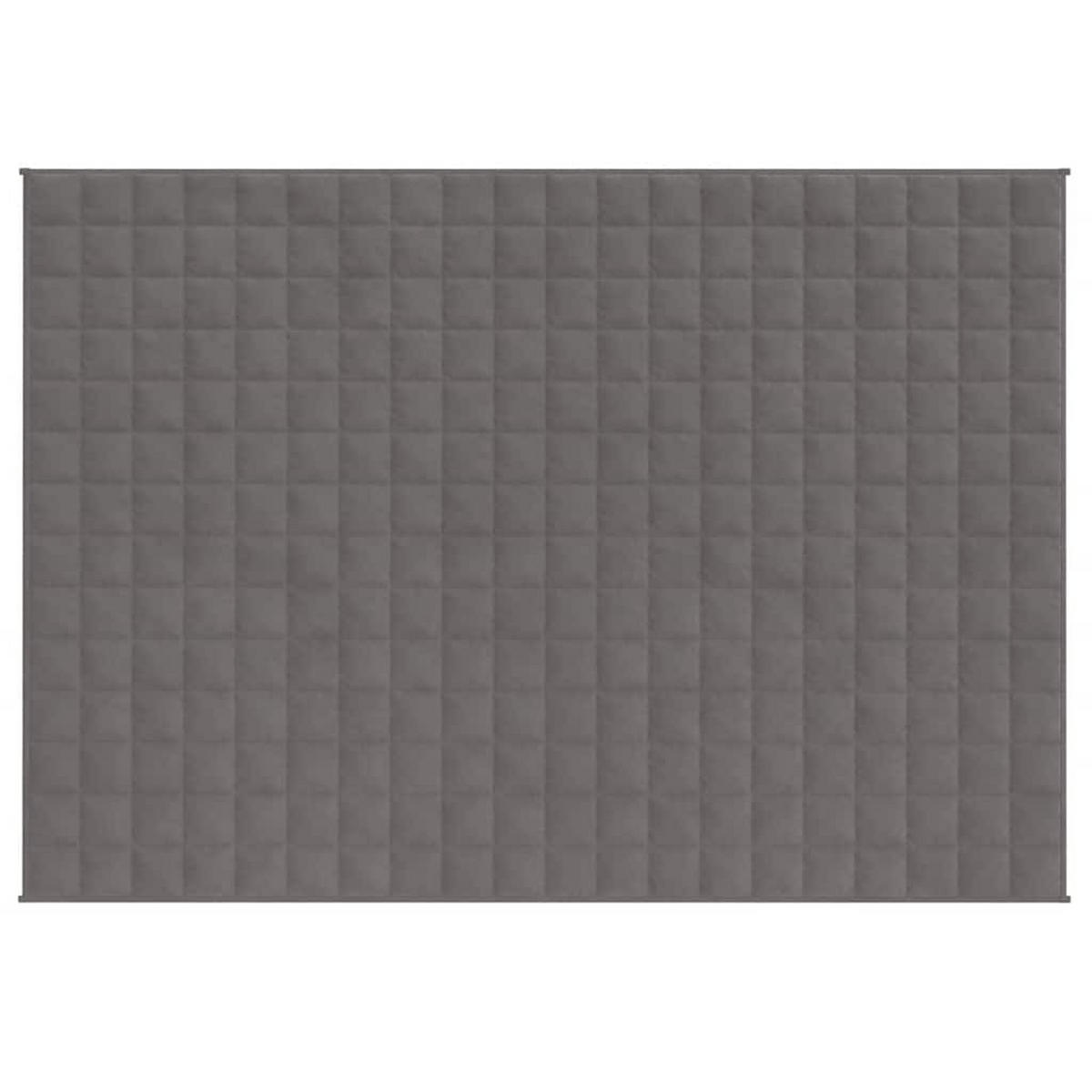 GEWICHTSDECKE Grau 150/200 Cm 11 Kg Stoff - Grau, Textil (150/200cm) - vidaXL
