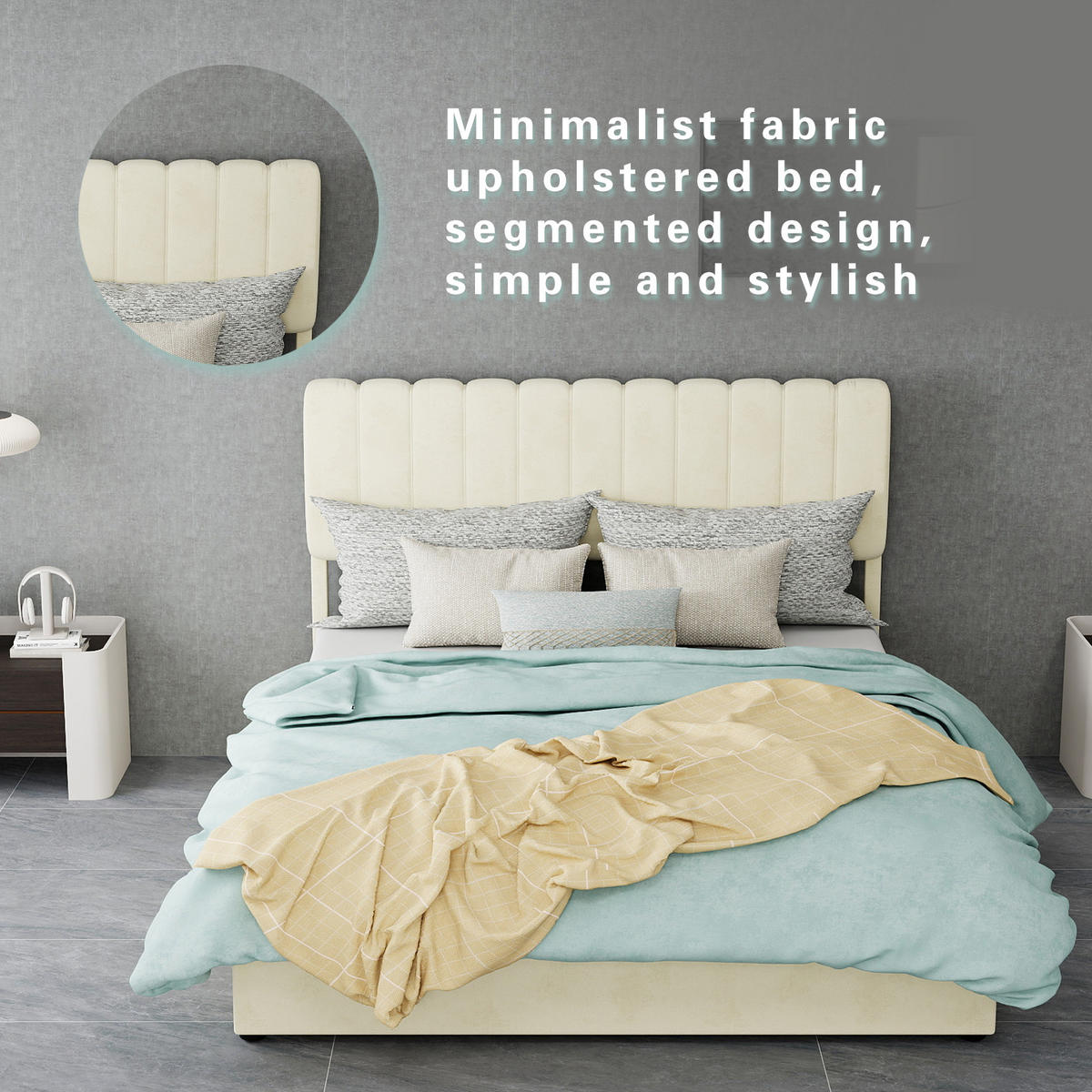 STAURAUMBETT 140/200 cm DE-35399 mit Gaslift-Staufach Beige - Beige, Metall (140/200cm) - ComfortXL