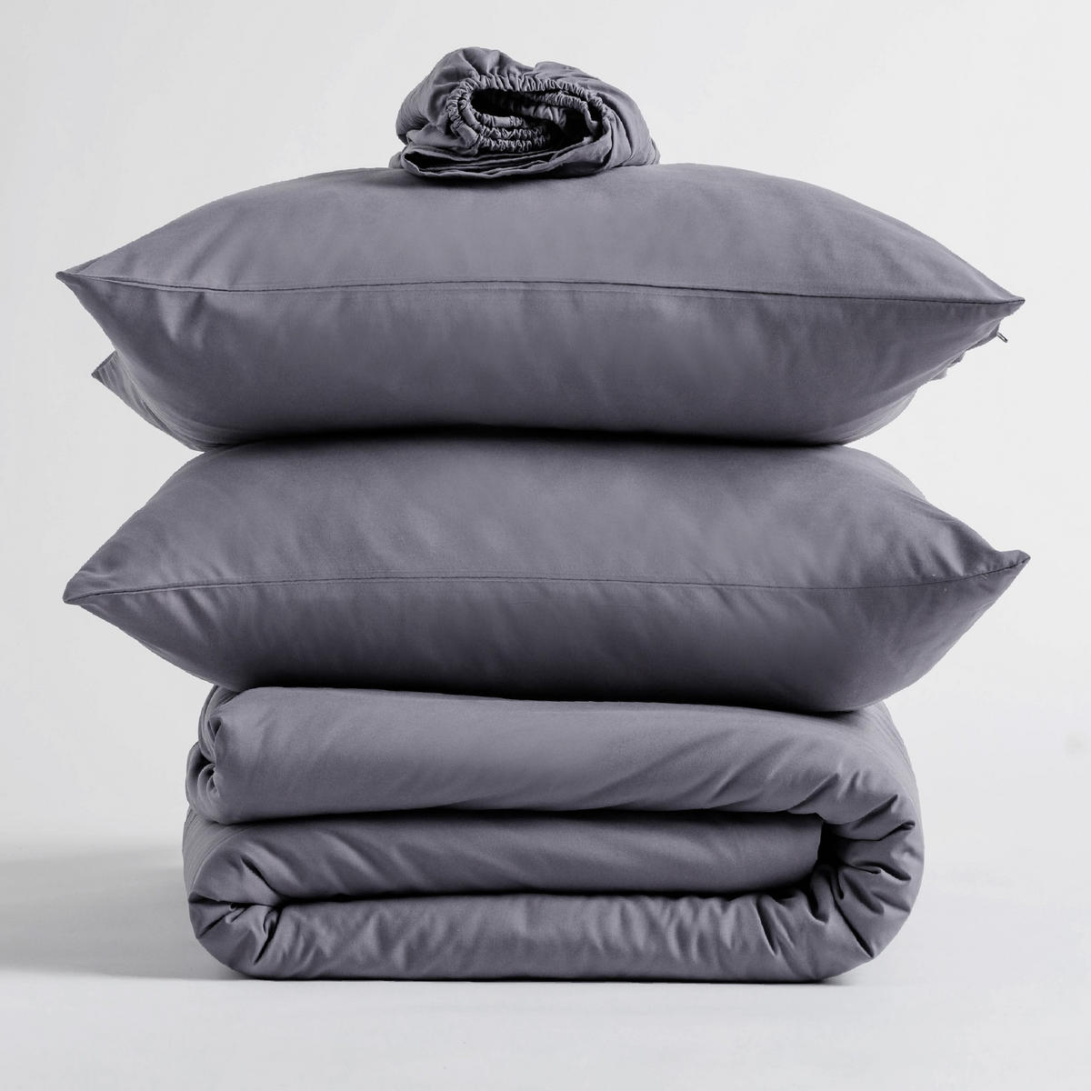 BETTWÄSCHE Micros - Grau, Textil (160/200cm) - home&you