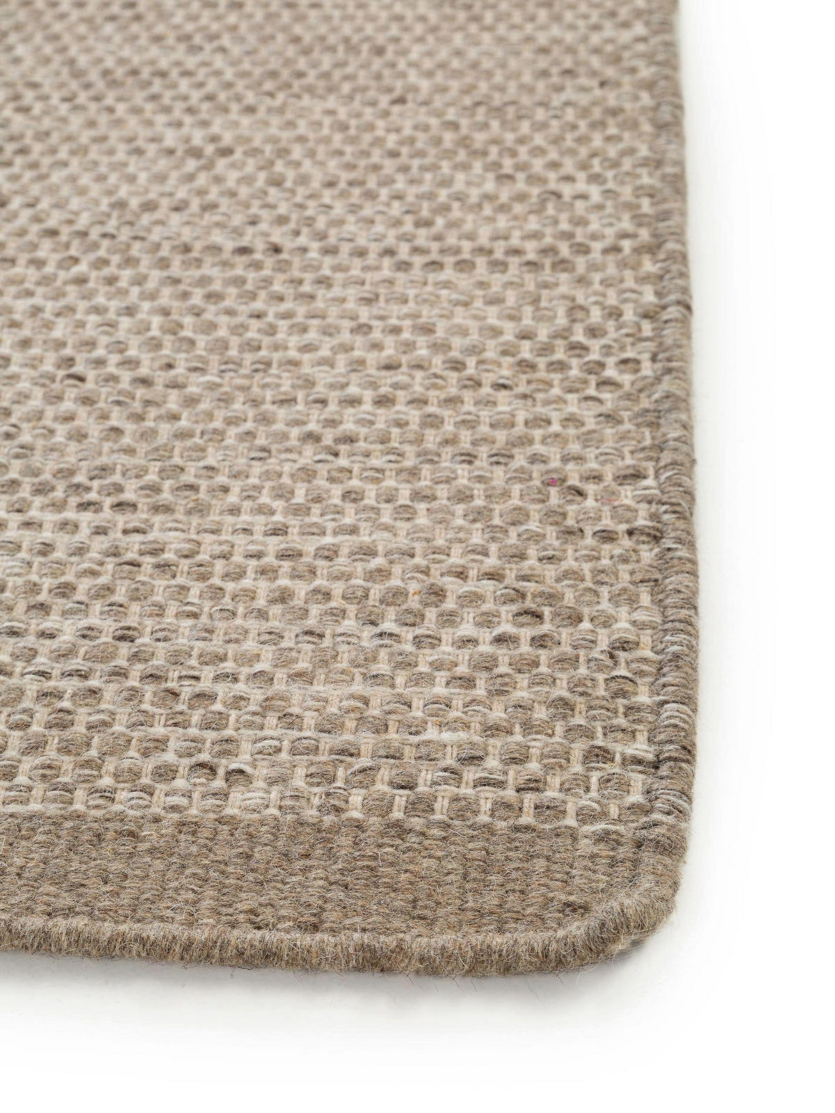 WOLLTEPPICH Rocco Taupe 170x240 cm - Taupe, Textil (170/240cm) - benuta Pure