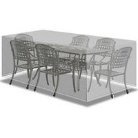ABDECKHAUBE für Gartenmöbel 250 x 210 x 90 cm - Transparent, Kunststoff (250/90/210cm)