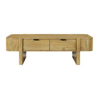 COUCHTISCH - 120 cm x 70 cm - Holz, Platte - Naturfarben Hell MELYRAN - Naturfarben, Holz (70/120/36cm) - Vente-Unique