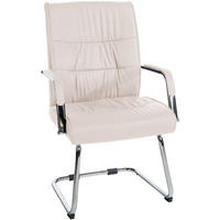 SCHWINGSTUHL Lederlook creme - Chromfarben/Creme, Textil/Metall (58/100/66cm) - CLP