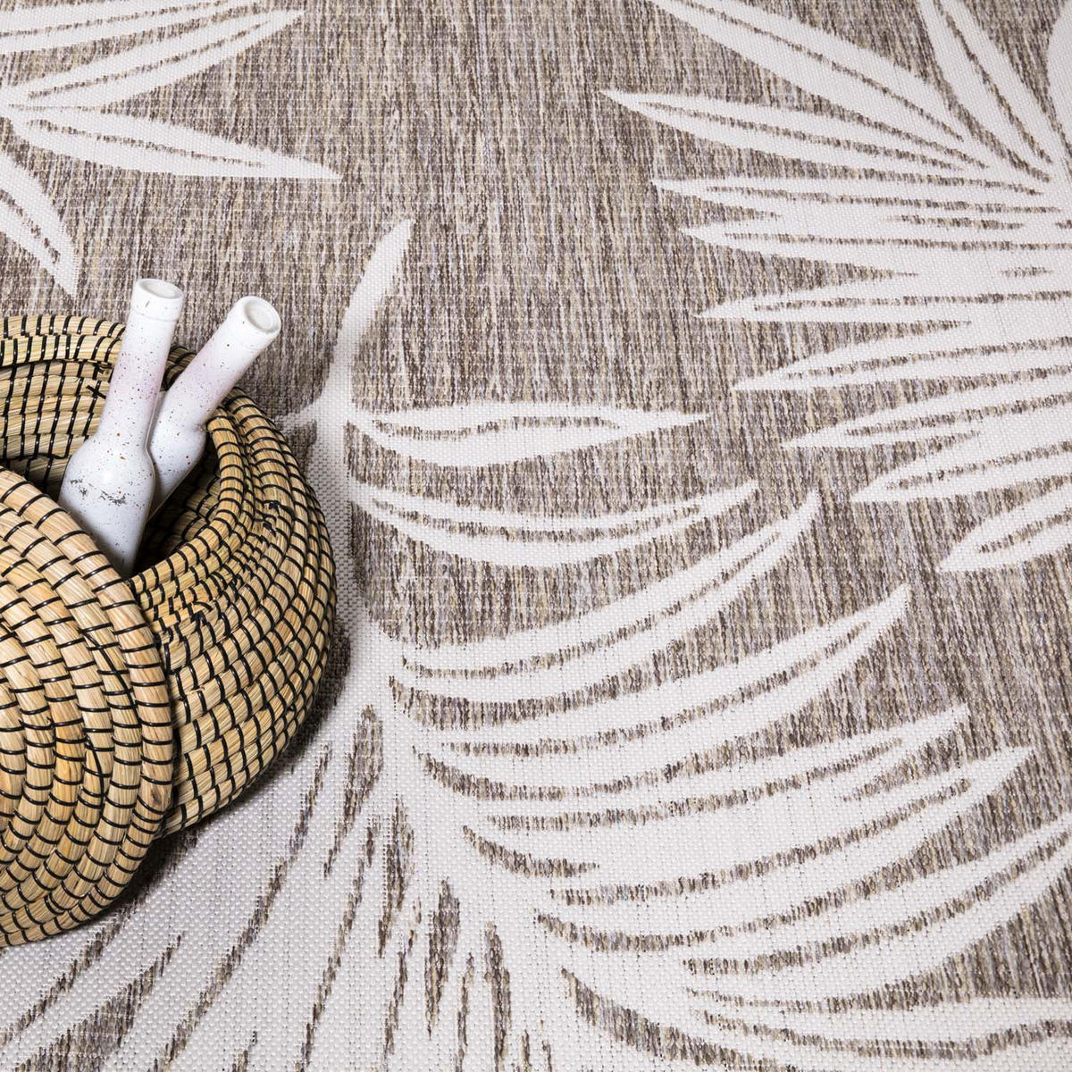 OUTDOOR-TEPPICH Sun 468 Beige 280x380 cm - Beige, Textil (280/380cm) - carpet city