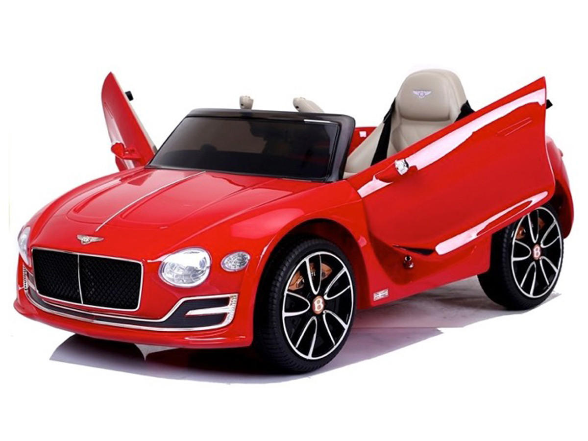 KINDER ELEKTROAUTO Bentley EXP 12 rot - Rot, Kunststoff (108/60/43cm) - TPFLiving