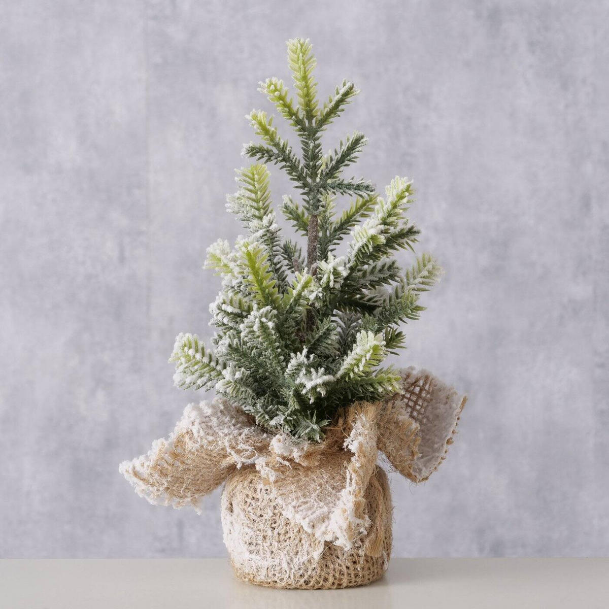 TANNENBAUM Jute Topf 22 cm - Multicolor, Kunststoff (12/22cm) - Boltze Home