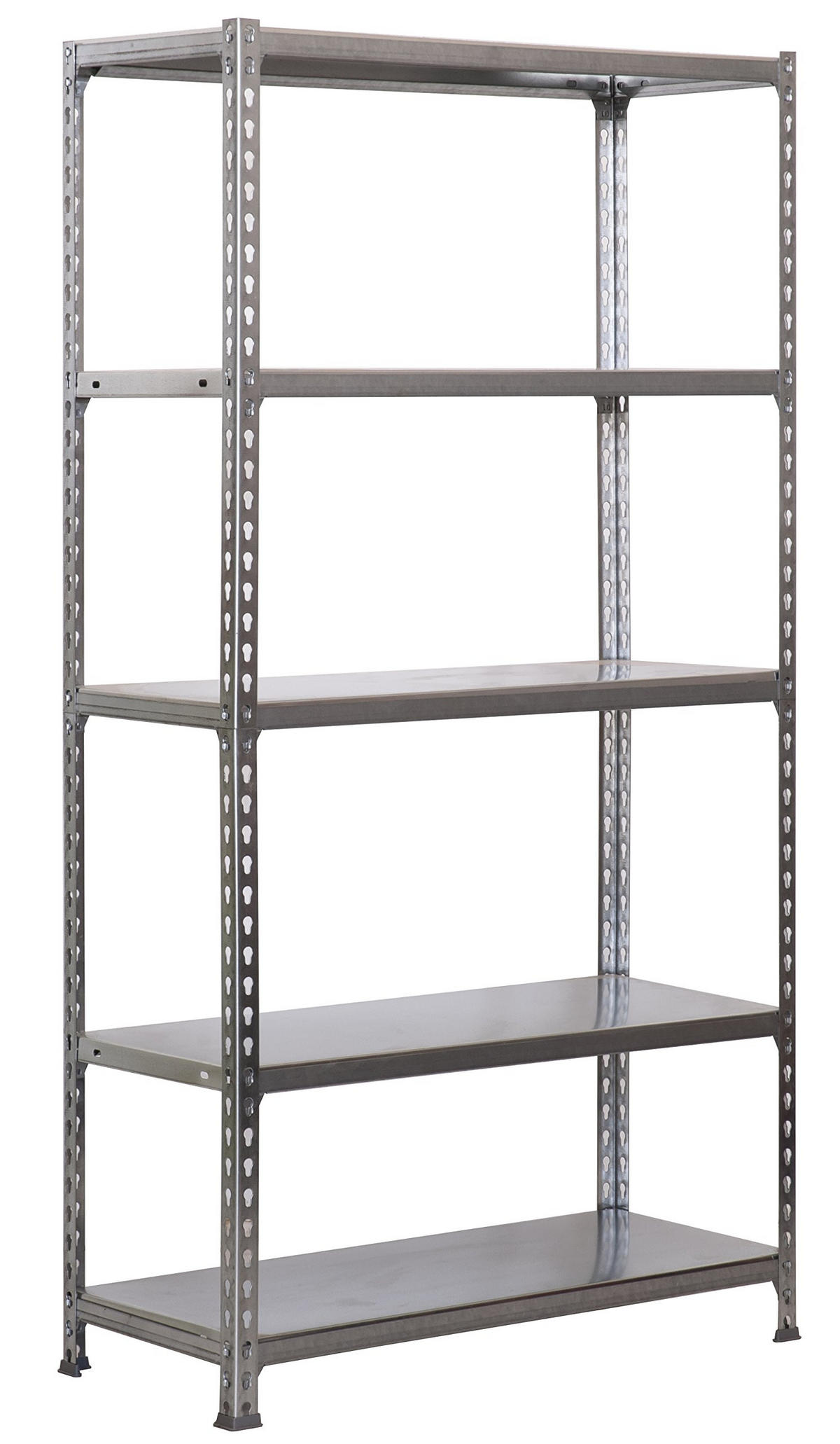 SCHWERLASTREGAL Metal Shark HxBxT 180 x 90 x 30 cm Fachlast 180 kg Verzinkt - Silberfarben, Metall (90/180/30cm) - PROREGAL