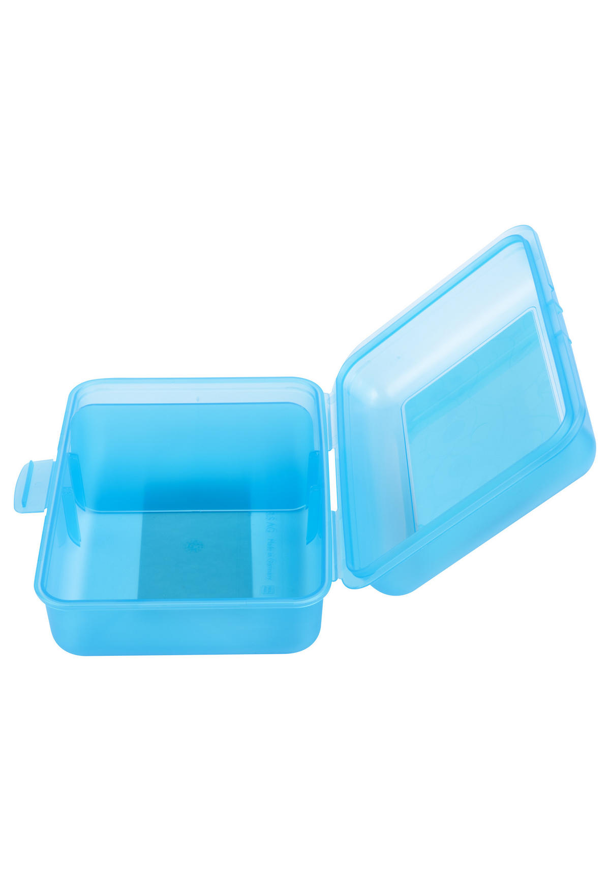 BROTDOSE Gelini Brotzeit Blau 17,5 x 12,8 x 6,9 cm - Blau, Kunststoff (17.5/6.9/12.8cm) - United Labels
