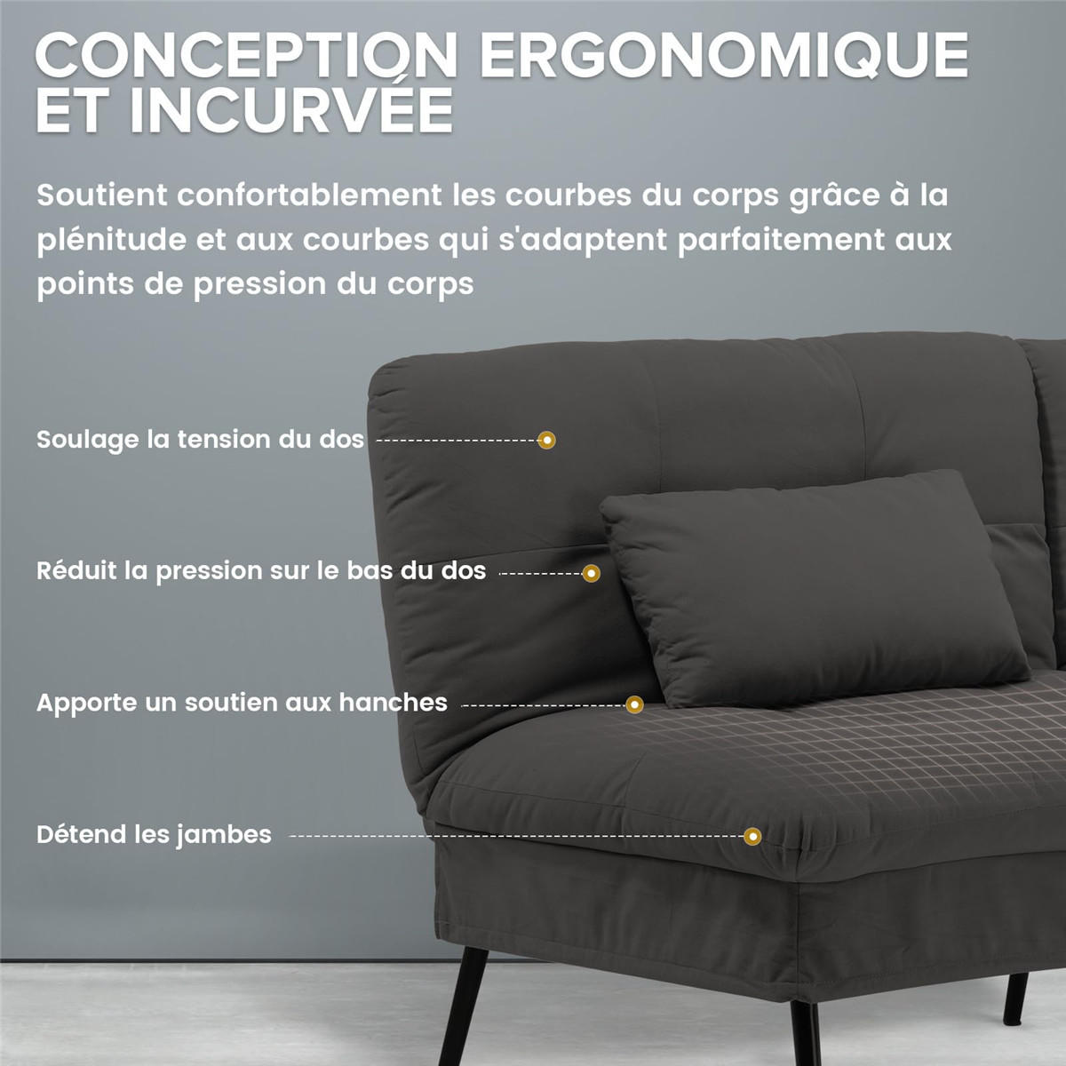 SCHLAFSOFA 3-Sitzer Klappsofa mit Schlaffunktion, Schwarz - Schwarz, Textil (174/42/102cm) - Kaket