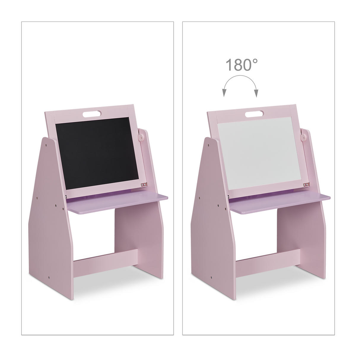 KINDERREGAL - Rosa, Holz/Holzwerkstoff (52/84/45cm) - Relaxdays