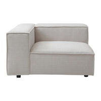 SESSEL mit gerader Rückenlehne - 1 Person - stoff - beige Ruzolo - Beige, Holz/Textil (121/67/105cm) - Vente-Unique