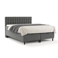 BOXBETT Milo Schwarz 160/200 cm - Schwarz, Holz/Holzwerkstoff (160/200cm) - Maison de Reve
