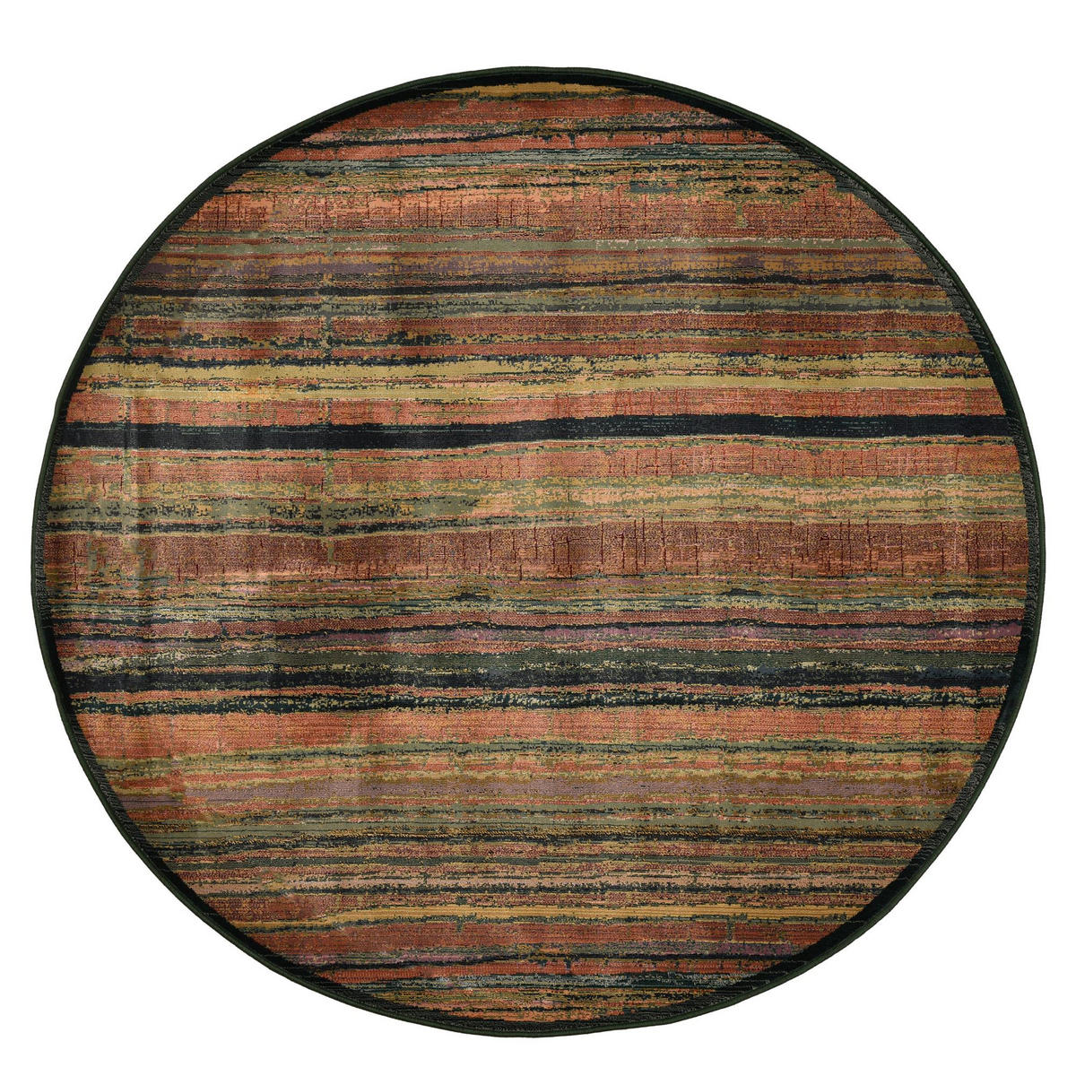 WEBTEPPICH Gabiro 729 195x195 cm - Multicolor, Textil (195/195cm) - THEKO