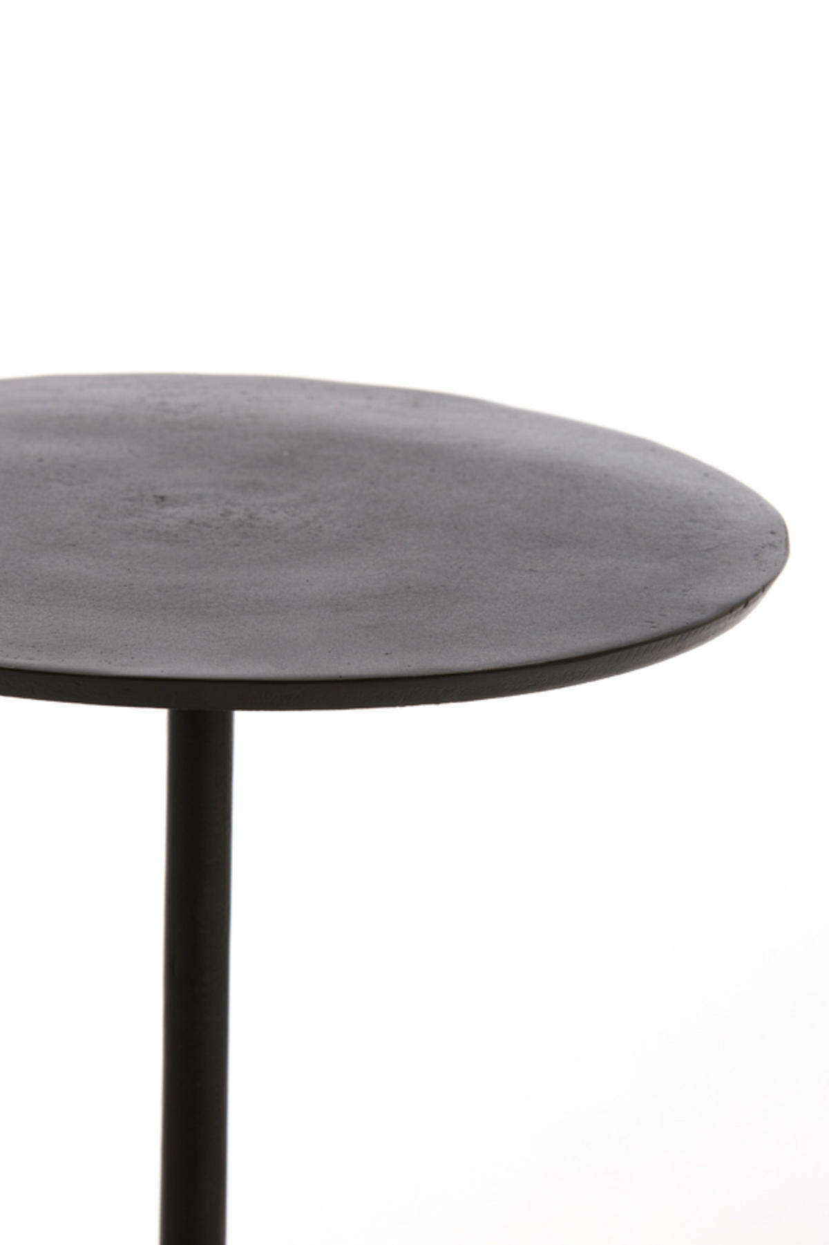 BEISTELLTISCH Dimphy Grau Ø35/56 cm - Grau, Metall (35/35/56cm) - Light & Living