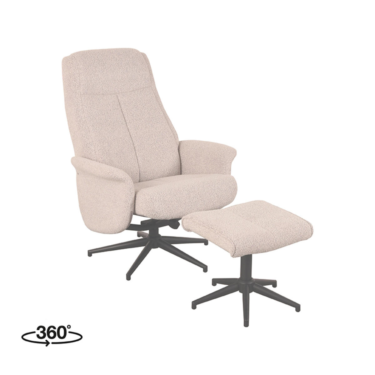 Label51 Sessel Beige 77x105x76 cm