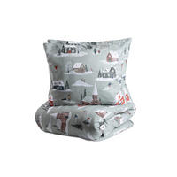 BETTWÄSCHE Frolic Baumwolle 160/200 cm - Grau, Textil (160/200cm) - Homla