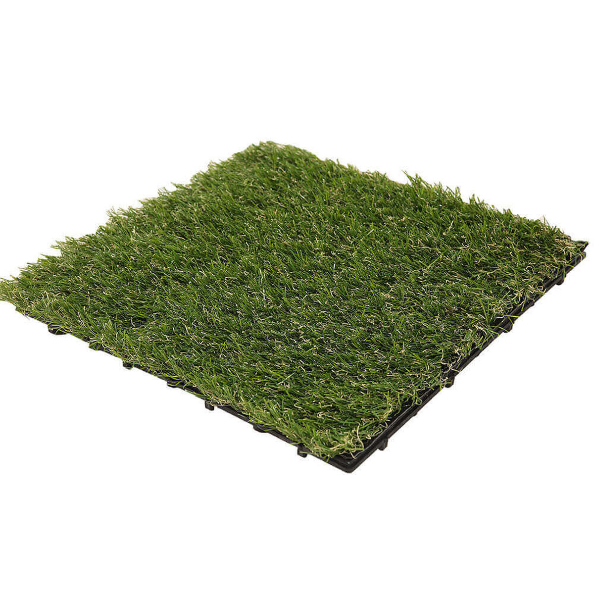 KUNSTRASEN FLIESEN JUBIN - 9m² - Grün, Kunststoff (30/30/2.2cm) - Home Deluxe