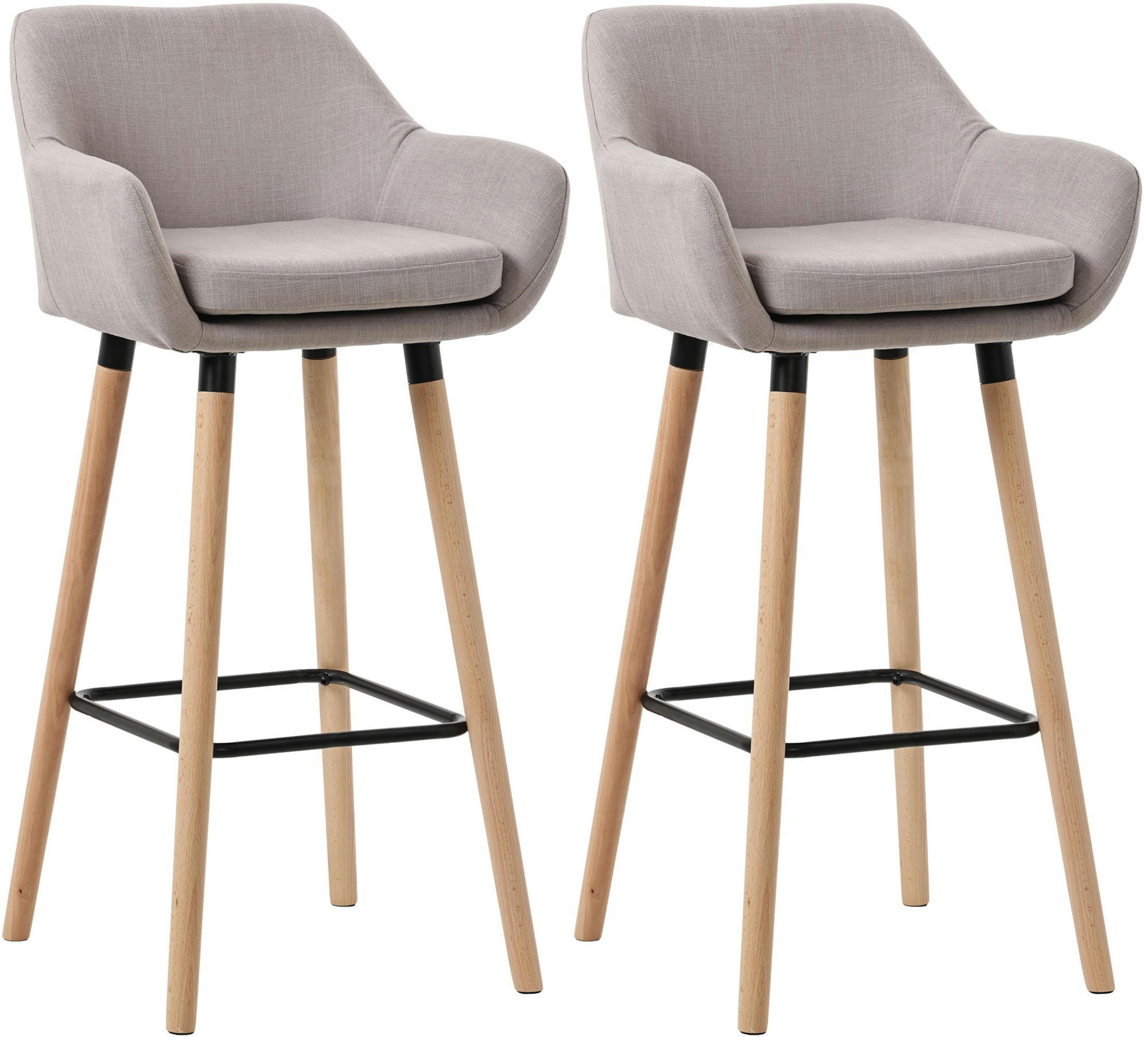 Deluke Barhocker Taupe 51x101x50 cm