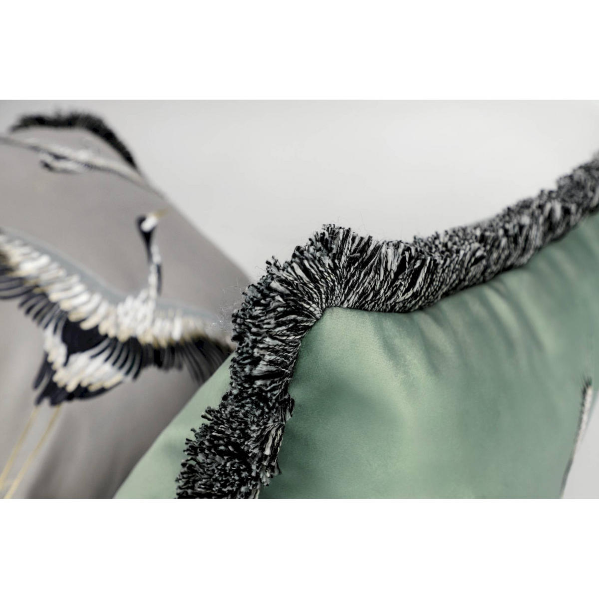 ZIERKISSENHÜLLE TRAIL - Grün, Textil (45/45cm) - Schöner Wohnen