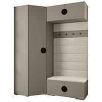 GARDEROBEN-SET 236,7/181,7/47 - Kaschmir/Beige, Holz/Metall (181.7/236.7/47cm) - Abiks Möbel