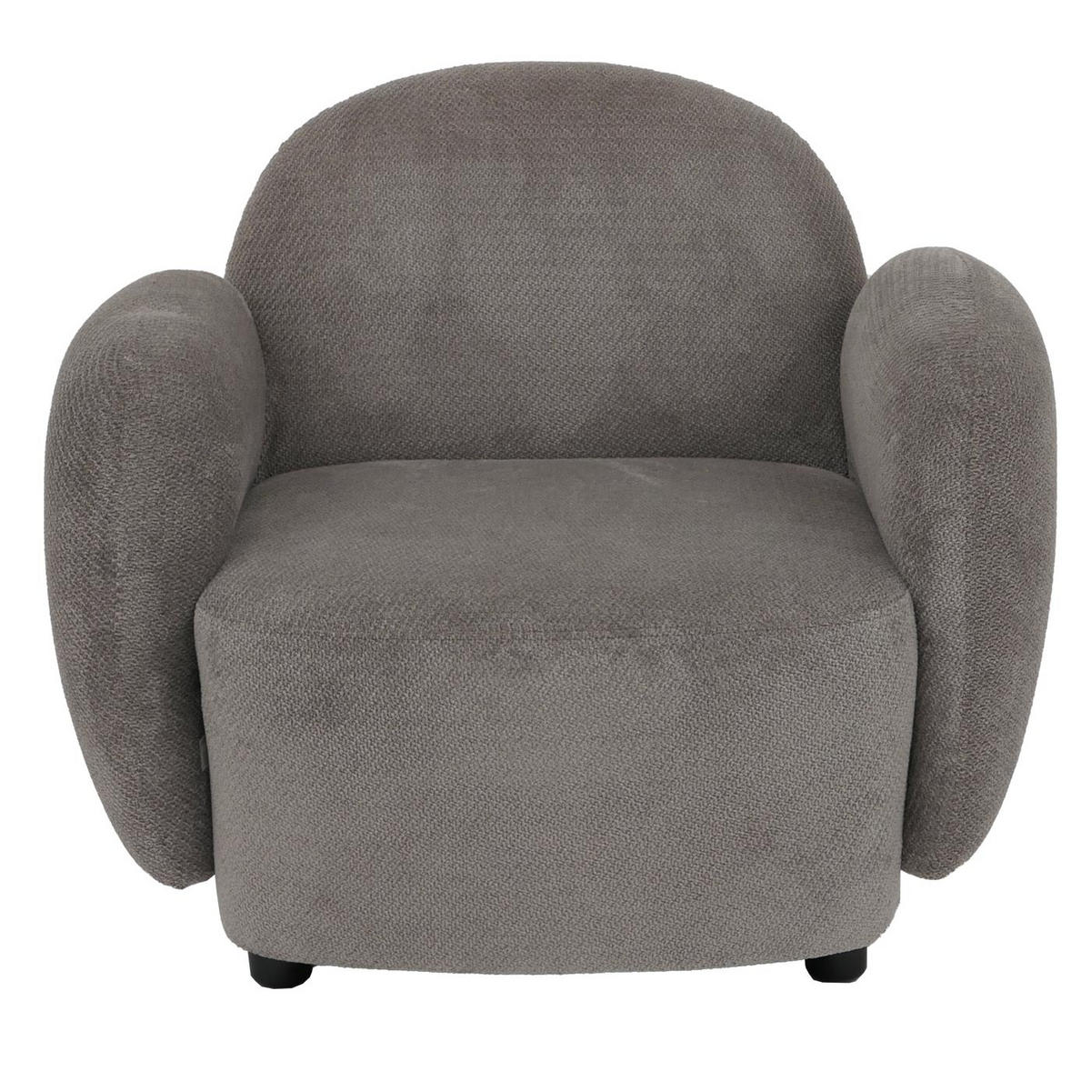 SESSEL Hellgrau - Hellgrau, Textil (86/77/56cm) - MCW