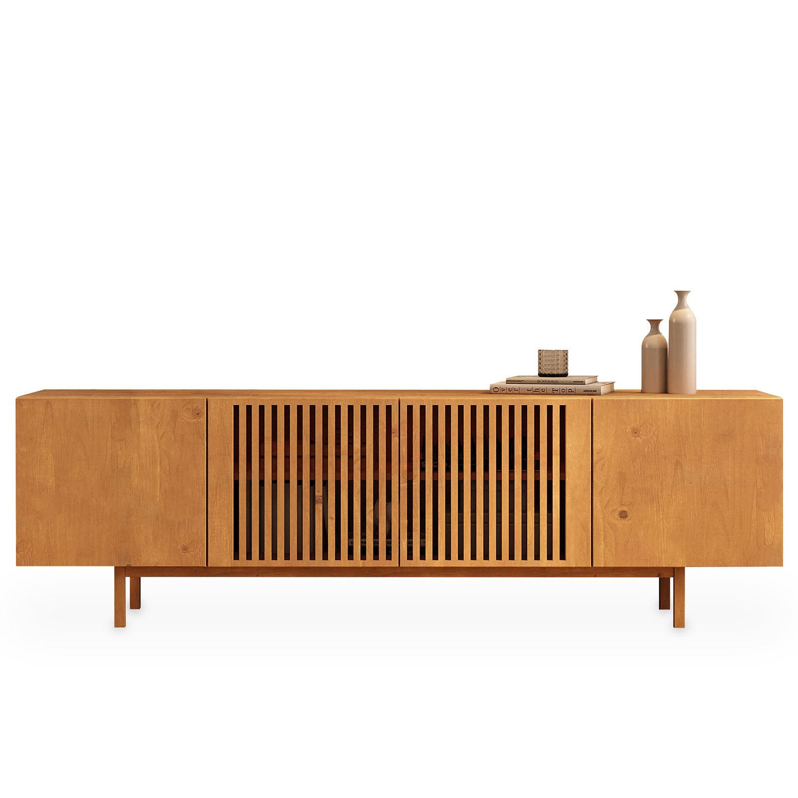 LOWBOARD LINN Eiche - Eichefarben, Holz (180/55/40cm) - IDIMEX