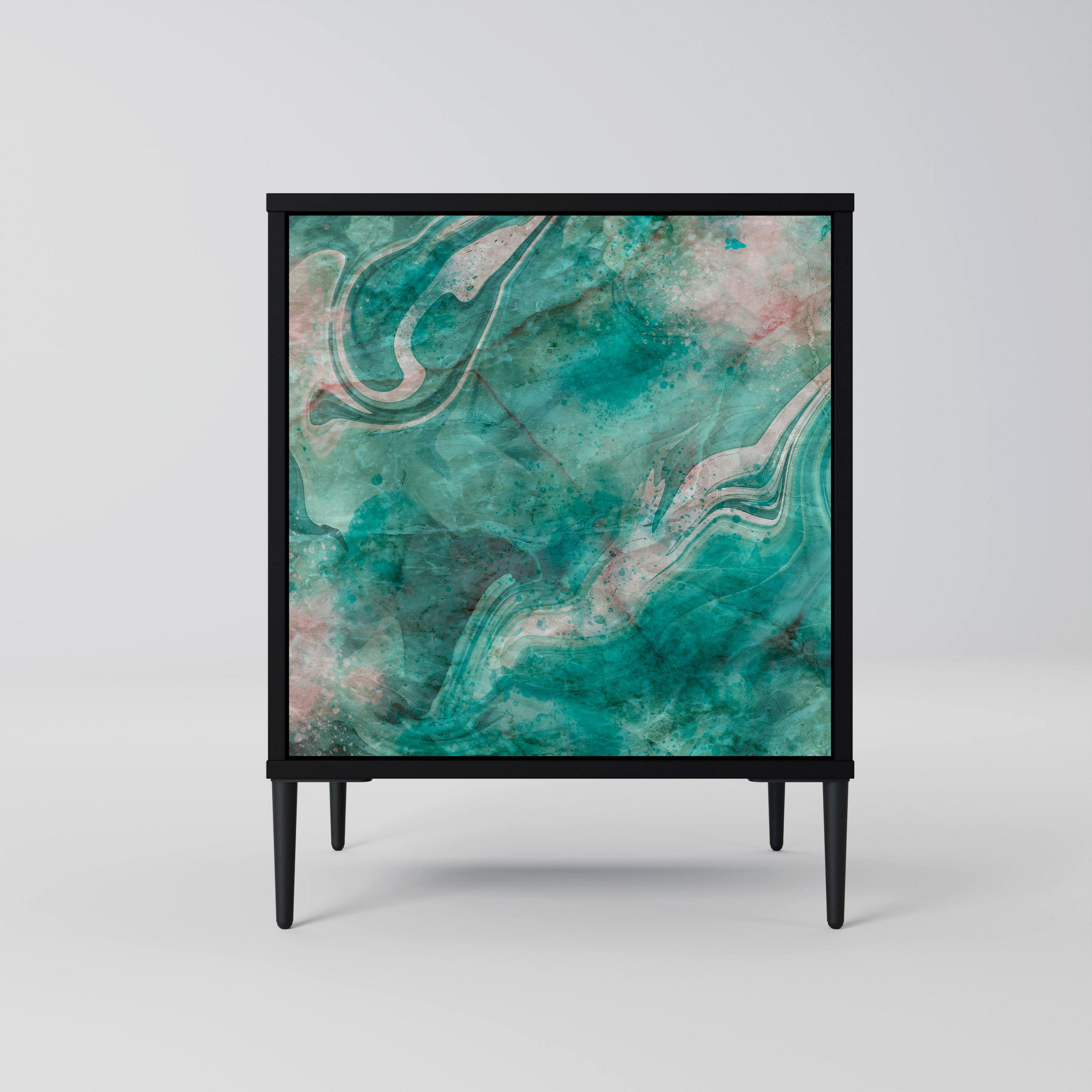 SpaceRebels Sideboard Schwarz 57.5x72.5x42 cm