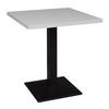 BISTROTISCH Ekzuperiia 70x70x75 schwarz matt/kreidegrau matt lack - Hellgrau, Metall (70/75/70cm) - 58aufmkessel