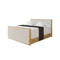 BOXSPRINGBETT LOLLI9 -Z-KING 140x200 - H3/H4 Creme - Creme, Holzwerkstoff (140/200cm) - ALTDECOR