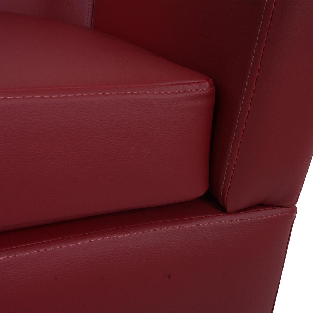 LOUNGE-SESSEL Bordeaux - Bordeaux, Textil (72/72/60cm) - MCW