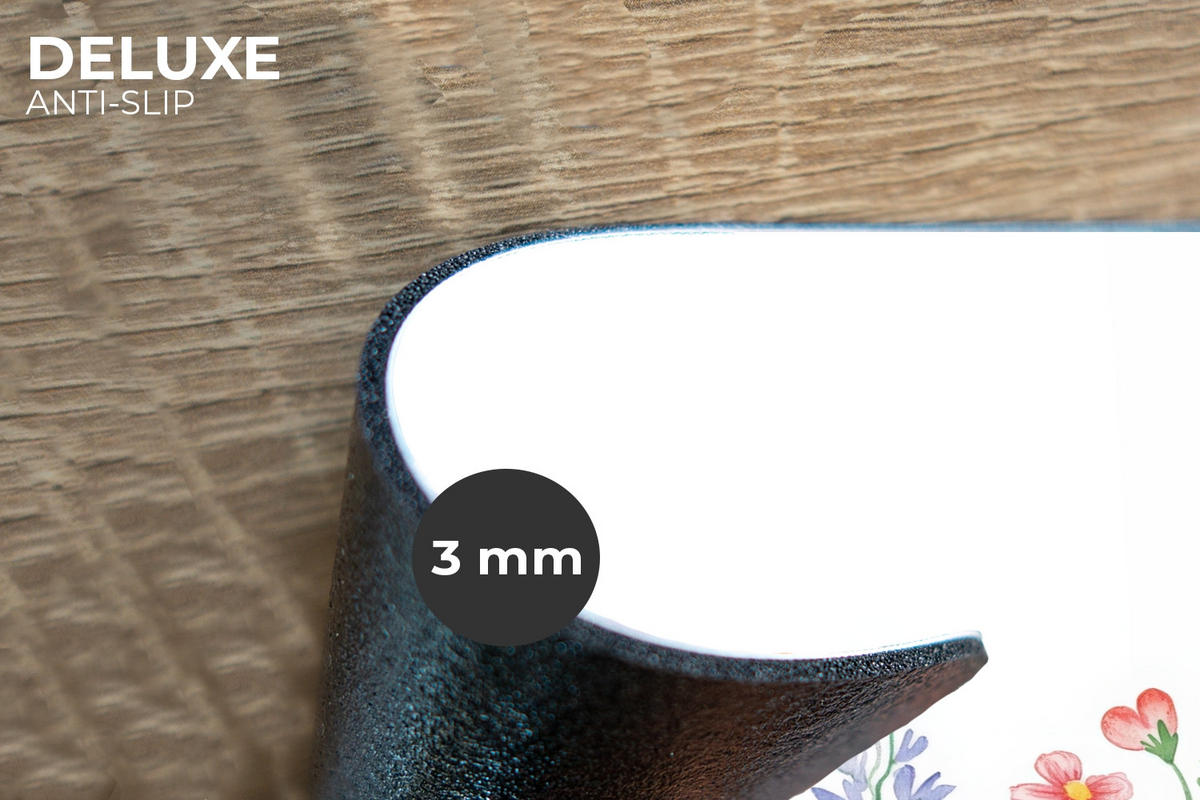 PLATZSETS 6er-Set Blumengarten - Bunt - Eier Placemats 45x30 cm - Weiß, Kunststoff (0.3/45/30cm) - MuchoWow