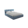 POLSTERBETT mit Bettkasten und Lattenrost 180x228 Blau - Blau/Blaugrau, Kunststoff/Textil (160/200cm) - Makamii