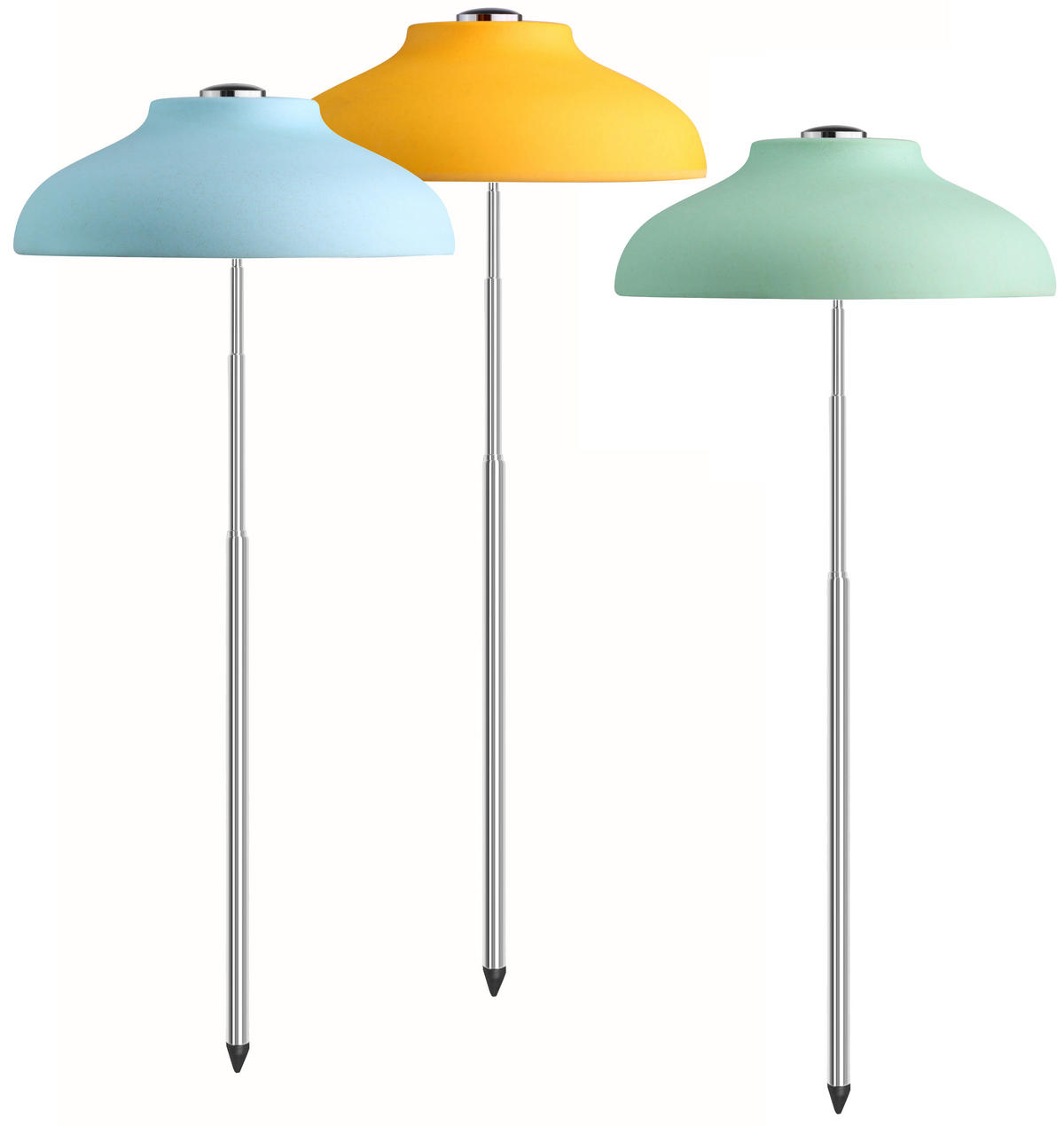 LED-PFLANZENLEUCHTE 2er-Set Pflanzenlicht mit Teleskopstab Gelb - Gelb, Kunststoff (11/70/11cm) - Northpoint
