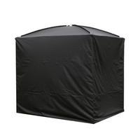 PAVILLON CAPE PROVENCE - Anthrazit, Kunststoff (236/210/180cm) - Home Deluxe