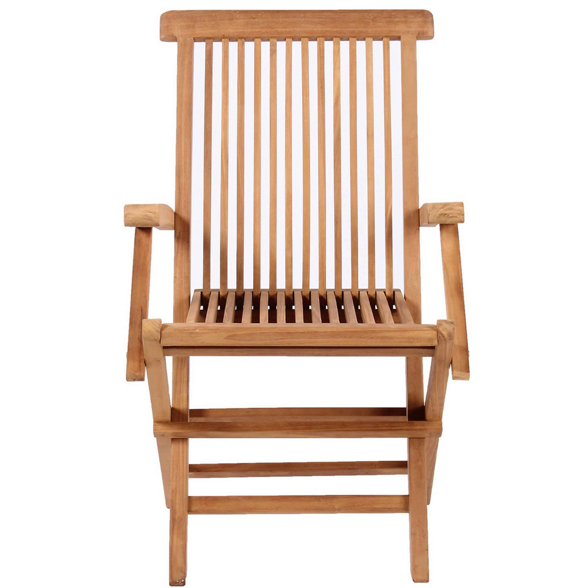 GARTENSTUHL Andover Teak - Naturfarben, Naturmaterialien/Holz (53/89/60cm) - Mr. Deko