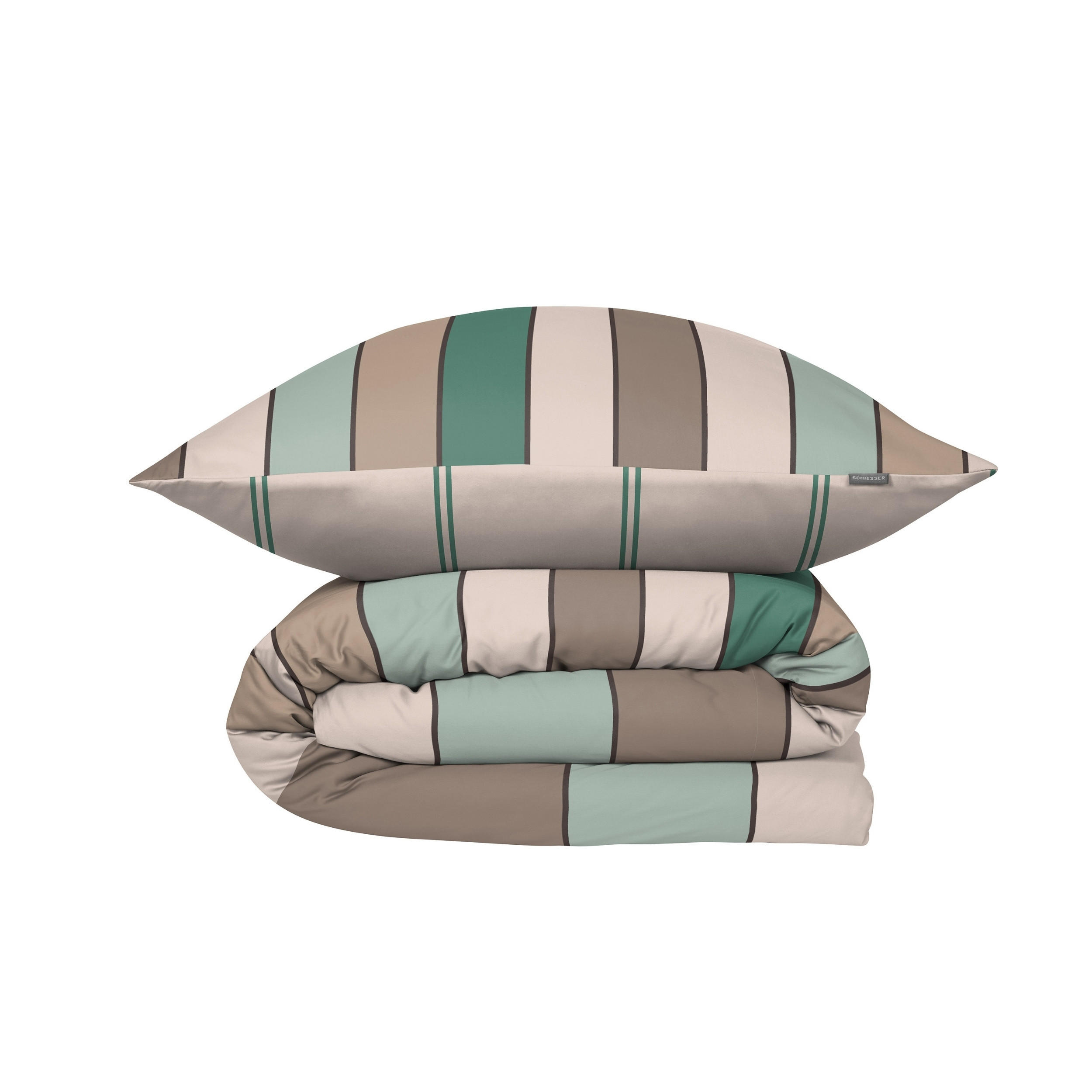 BETTWÄSCHESET Knut - Renforcé - 2-teilig - 135 x 200 cm - Mint - Mintgrün, Textil (135/200cm) - SCHIESSER