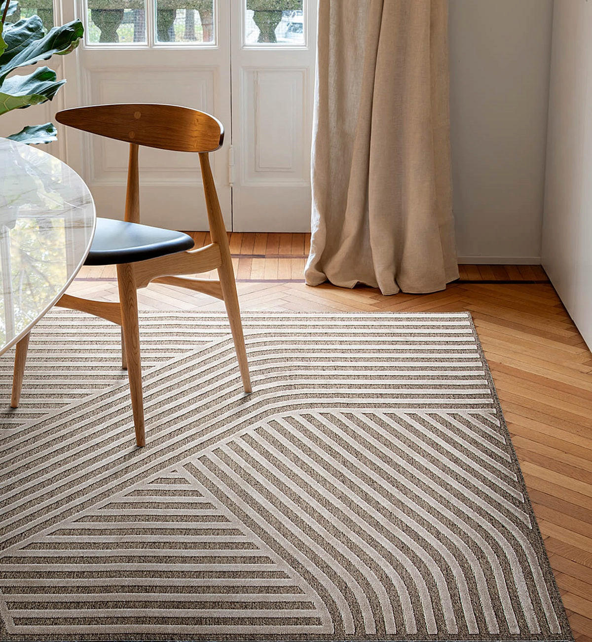 TEPPICH modern Wohn-/Schlafzimmer AMBIT Beige 160x230 cm - Beige, Textil (160/230cm) - Novatrend
