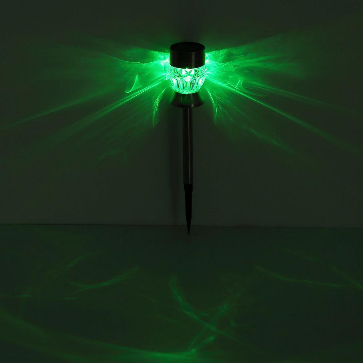 LED AUSSENLEUCHTE Edelstahl Schwarz - Schwarz, Metall (7/7/35cm) - Globo Lighting