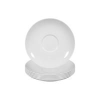 SUPPENUNTERTASSEN Rondo/Liane weiß ø 16 cm 6er Set - Weiß, Keramik (16cm) - Seltmann Weiden