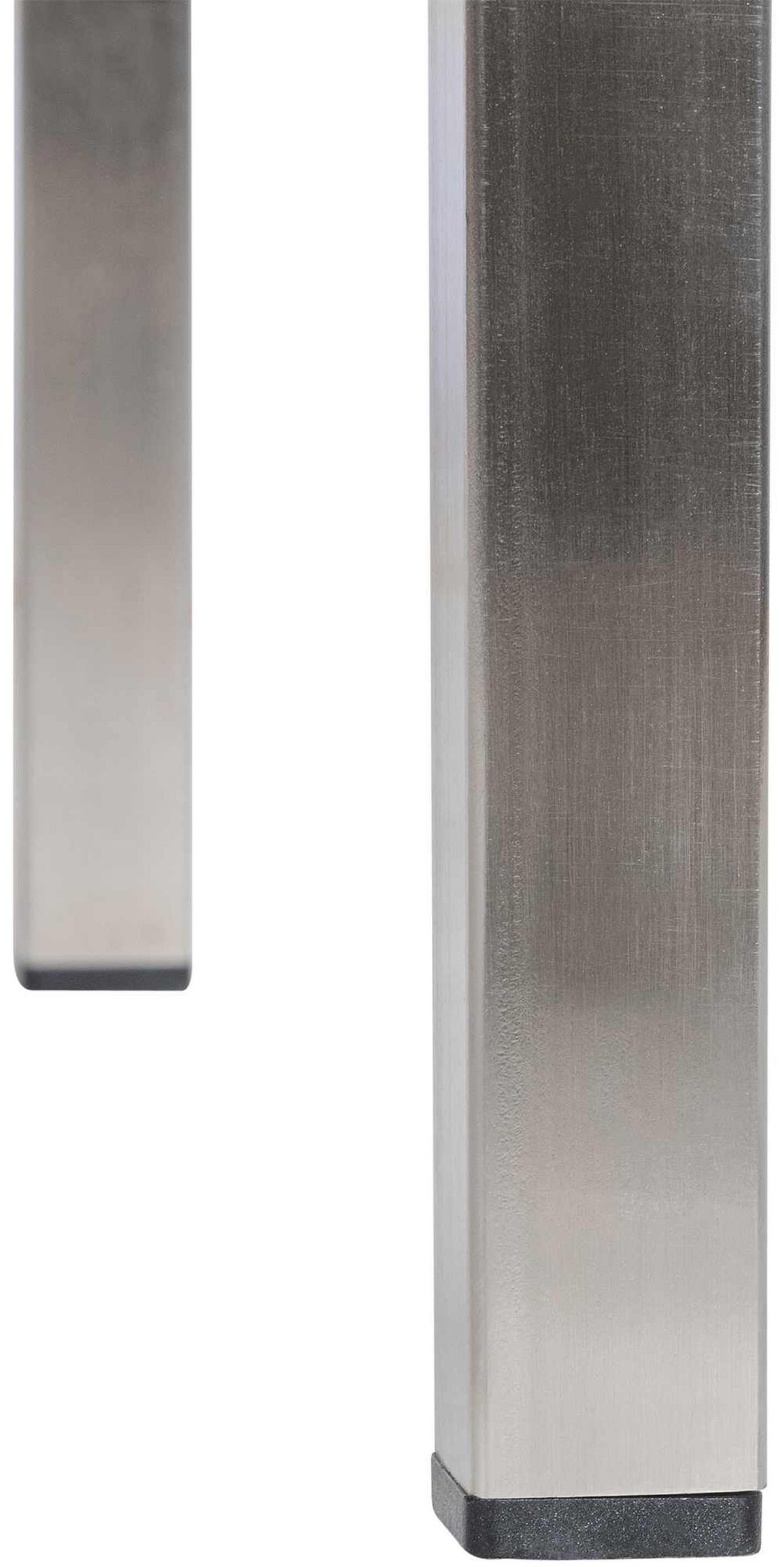 SITZBANK 160/40 cm Samt grün - Edelstahlfarben/Grün, Textil/Metall (160/46/40cm) - CLP