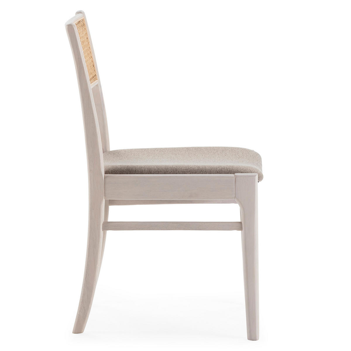 STUHL-SET 2 Vilma Weiß Wash, Massivholz - Weiß, Holz (45/83/54cm) - VS Venta-stock