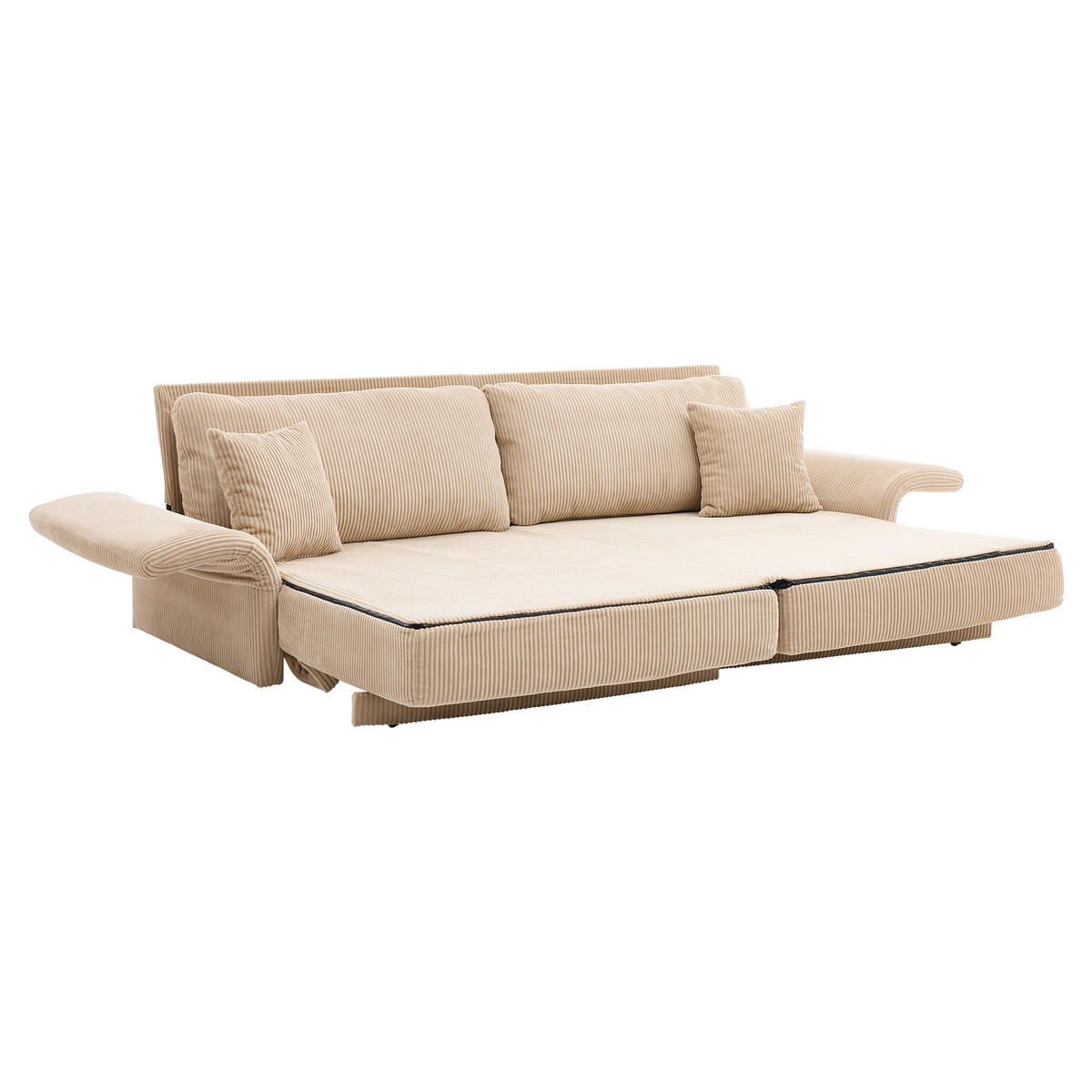 SCHLAFSOFA DE-35218 multifunktional umwandelbar Beige - Beige, Textil (88/84/182cm) - ComfortXL