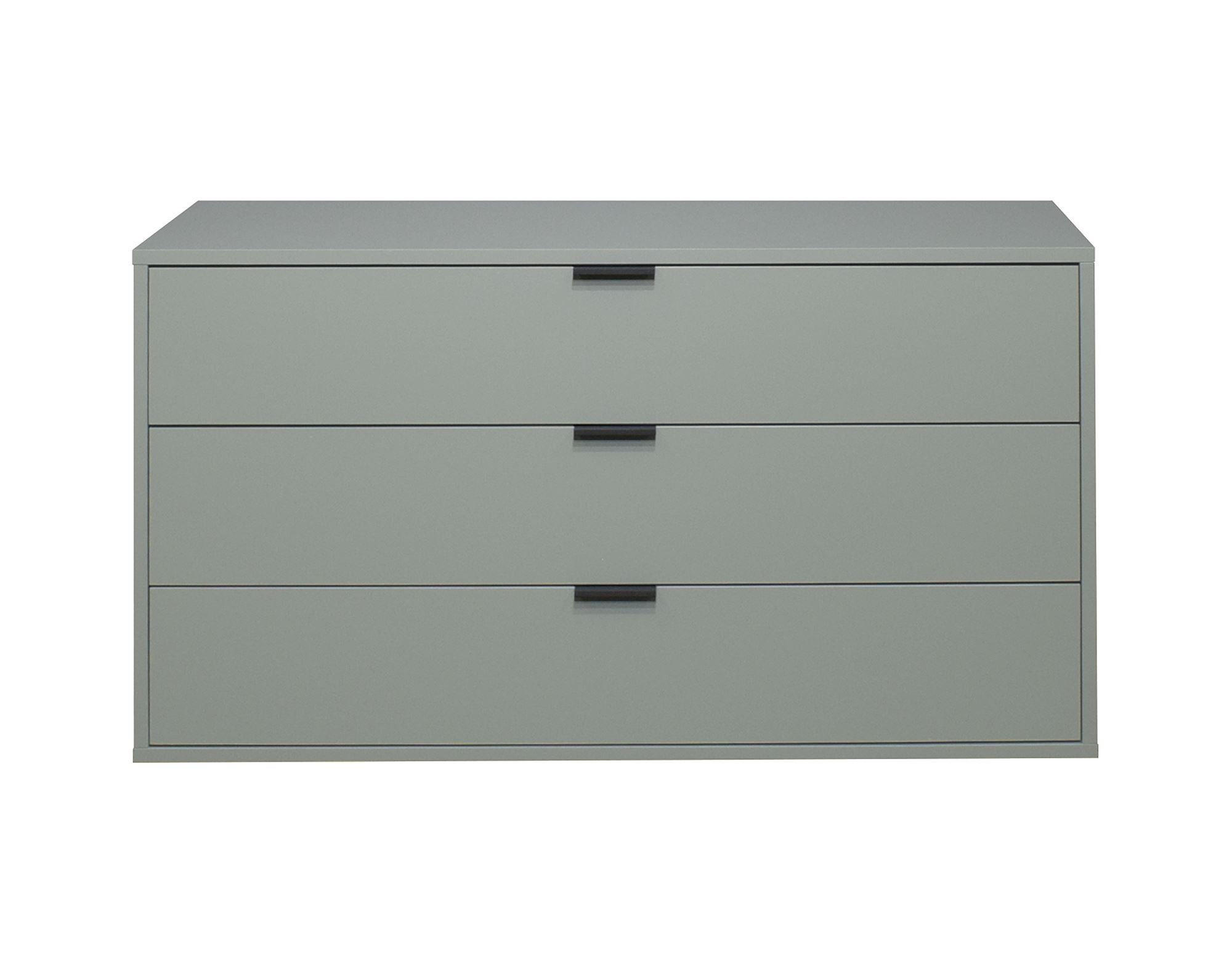 KOMMODE Erna 119x45x67 Pinie Green matt Lack - Grün, Holzwerkstoff (119/67/45cm) - 58aufmkessel