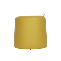 POUF Cassiope mit Stauraum 45/45/42 cm - Gelb, Holz (45/42/45cm) - Mobili Rebecca