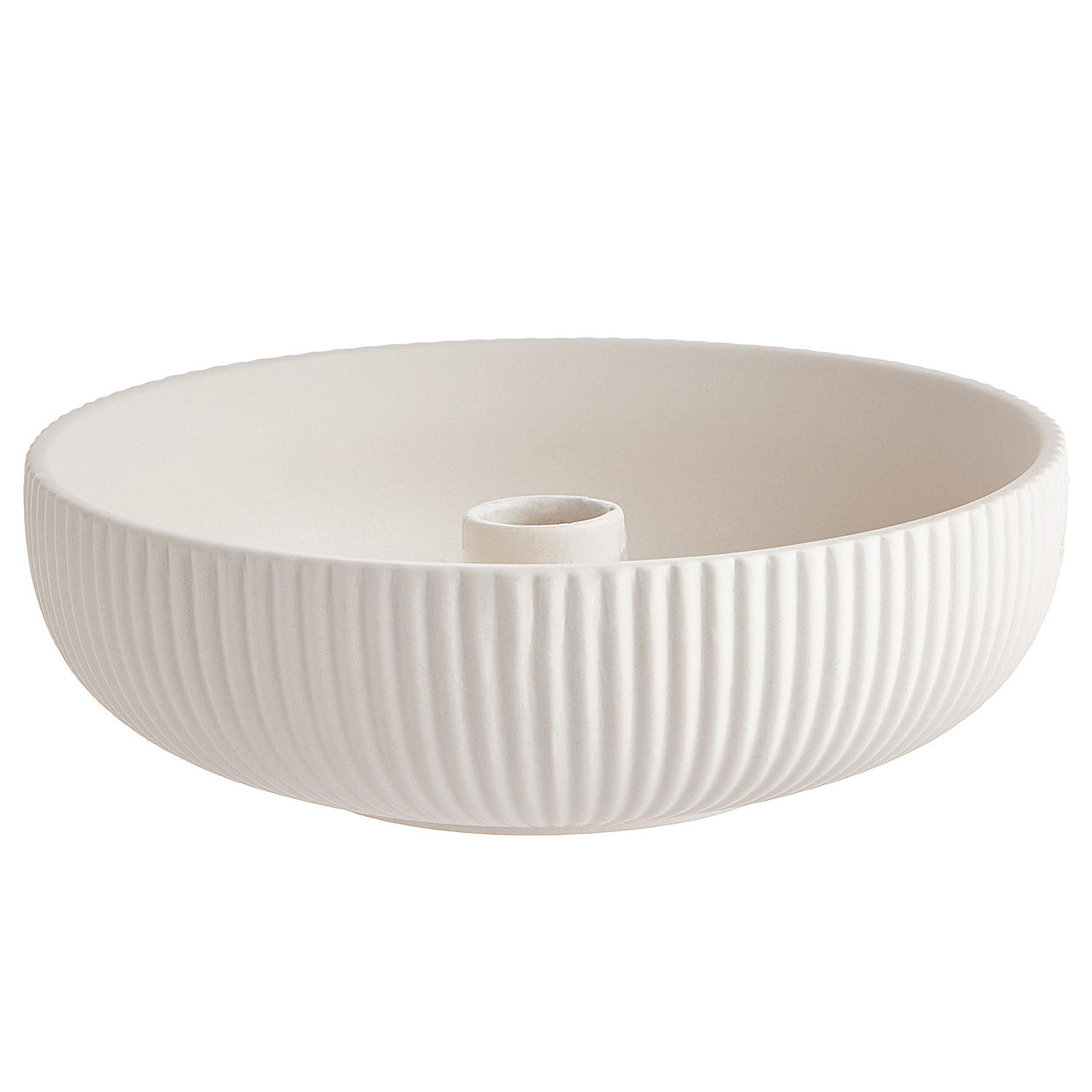 STABKERZENHALTER Candle Bowl - Beige, Keramik (16/5/16cm) - BUTLERS