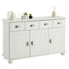 SIDEBOARD COLMAR - Weiß, Holz (116/74/35cm) - IDIMEX