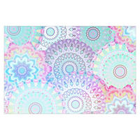 FOTOTAPETE Sommerträume Mandalas 432/290 cm - Multicolor, Papier (432/290cm) - Bilderwelten