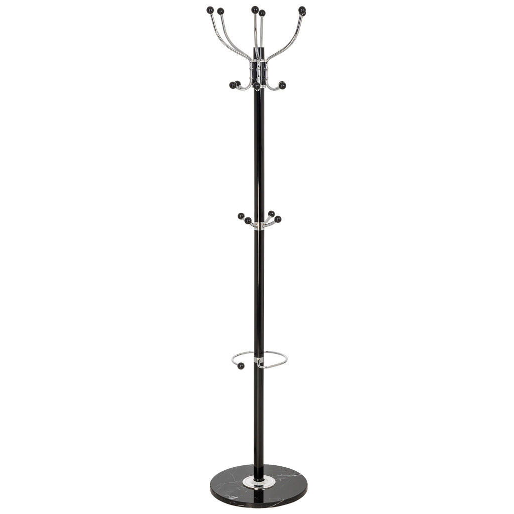 Wanderlust Garderobe Schwarz 36x178x36 cm