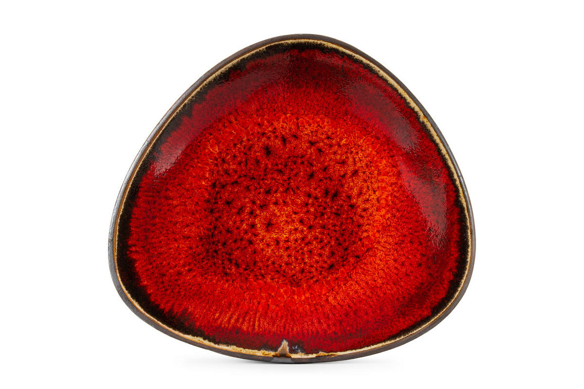 FRÜHSTÜCKSTELLER PRIMA 6-tlg, Rot - Rot, Keramik (18/20/3cm) - KONSIMO®