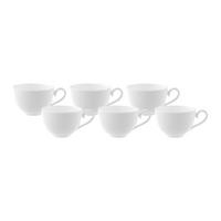 KAFFEE- OBERTASSE Royal weiß 200 ml 6er Set - Weiß, Keramik (0.2L) - Villeroy & Boch